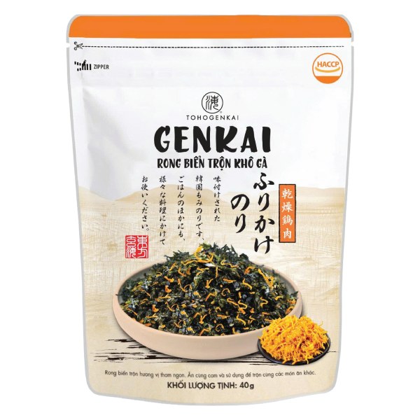 Rong Biển Trộn Genkai Khô Gà Gói 40G