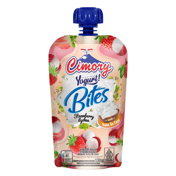 Sữa Chua Ăn Cimory Vị Dâu Thạch Dừa Gói 120G