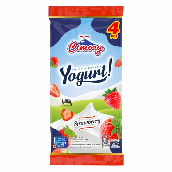 Sữa Chua Ăn Cimory Vị Dâu Gói 160G