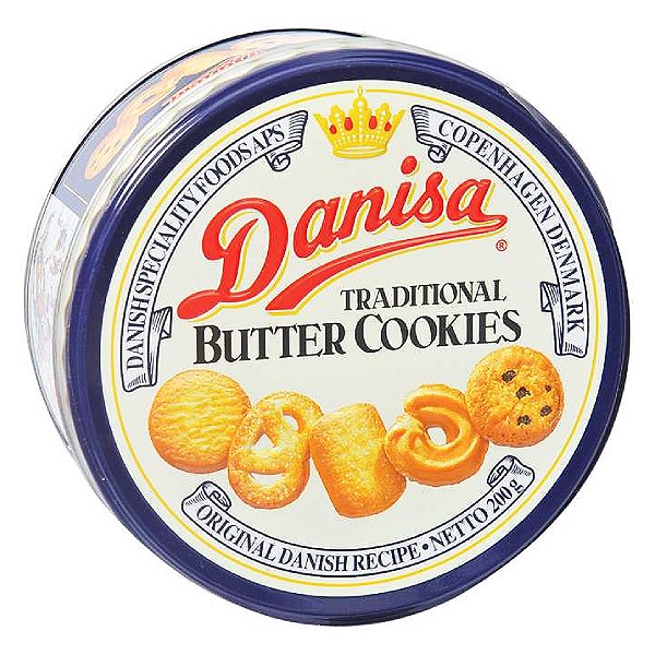 Bánh Danisa Butter Cookies Hộp Thiếc 200G (Không Kèm Hộp Giấy)