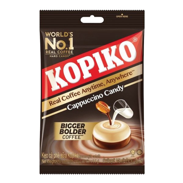 Kẹo Kopiko Cappucino Túi 140G