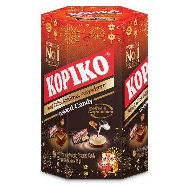 (Mẫu Tết) Kẹo Kopiko Hỗn Hợp Hộp Giấy 119G