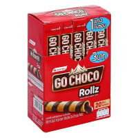 (Siêu Sale 25.7) Bánh Quế Xốp Go Choco Rollz Socola Hộp 250G