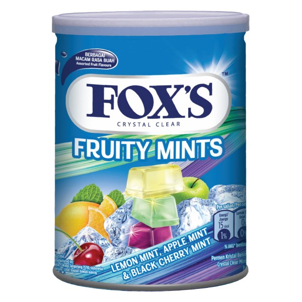 Kẹo Fox's Trái Cây Bạc Hà Hộp 170G