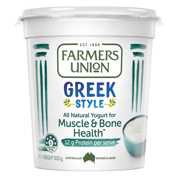 Sữa Chua Ăn Hy Lạp Farmers Union Greek Style Tăng Cường Protein 500G
