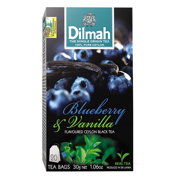 Trà Dilmah Việt Quất Vanilla Hộp 20 Gói*1.5G