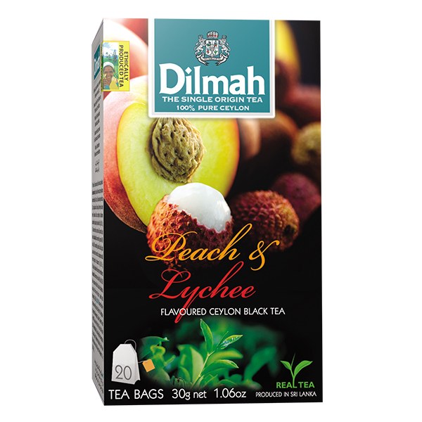 Trà Dilmah Đào Vải Hộp 20 Gói*1.5G