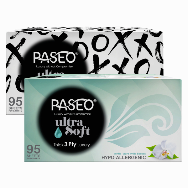 Khăn Giấy Paseo Ultra Soft Hộp 95 Tờ