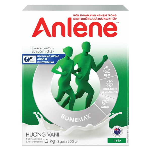 Sữa Bột Anlene Hương Vani Hộp 1.2Kg