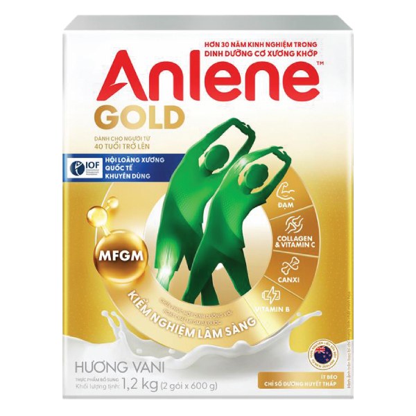 Thực Phẩm Bổ Sung Anlene Gold Vani Hộp 1.2Kg