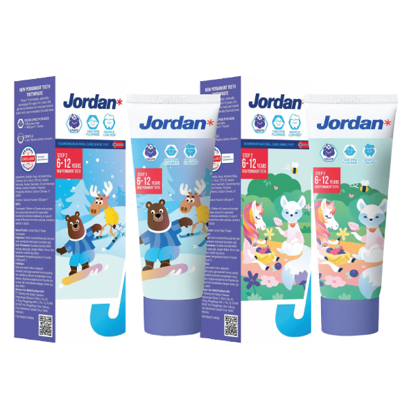 Kem Đánh Răng Trẻ Em Jordan Hương Nho 6-12 Tuổi 75G