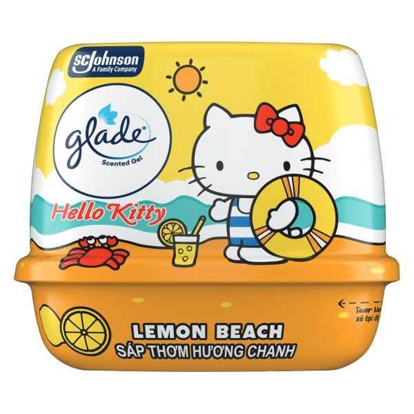 Sáp Thơm Glade Hello Kitty Hương Chanh 180G
