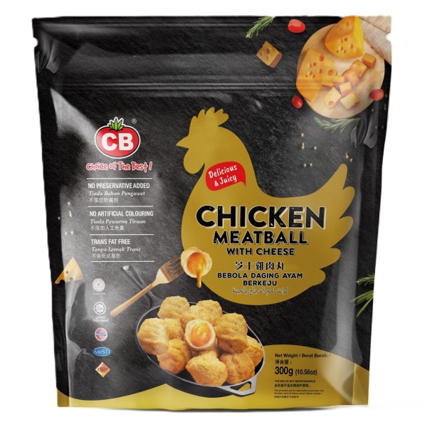 Gà Viên CB Nhân Phô Mai Gói 300G