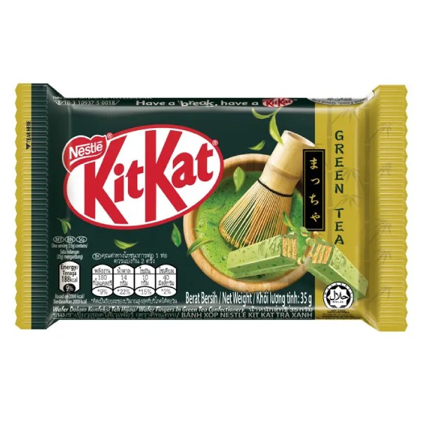 Socola Kitkat Trà Xanh 4F Thanh 35G
